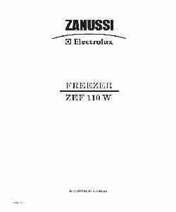 Zanussi Freezer 110 W-page_pdf